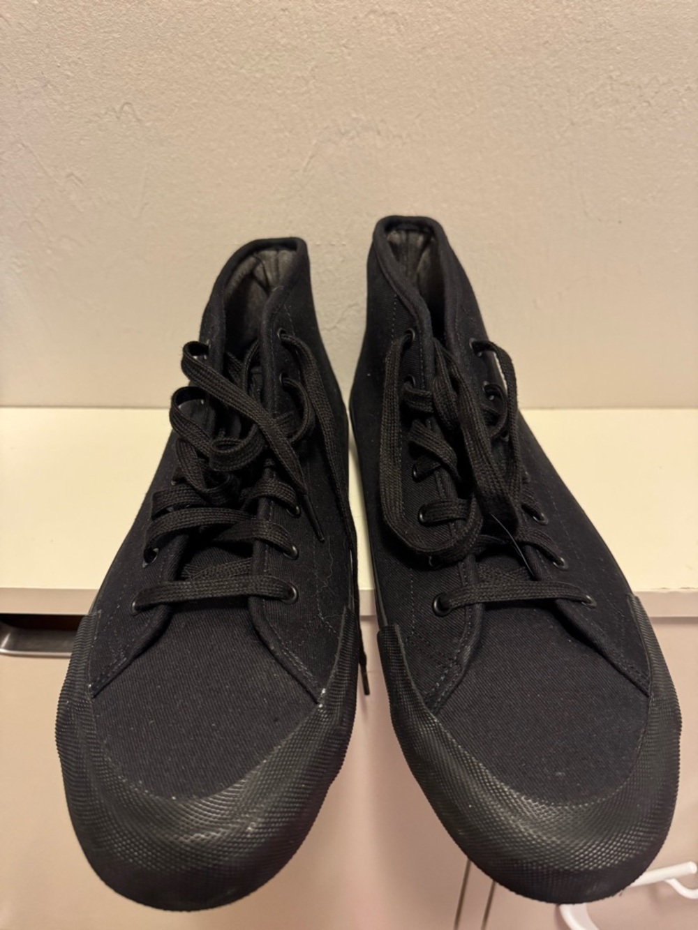 Dockers Men’s Black Canvas High-Top Sneakers